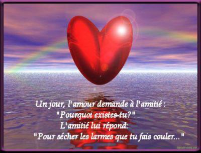 encore l'amitié et l'amour