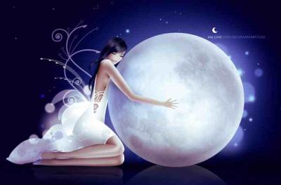 la vierge et la lune