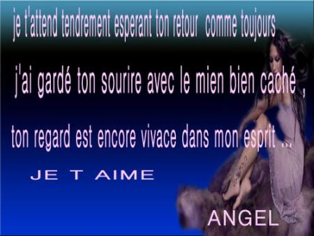 l'attente d'un amour 